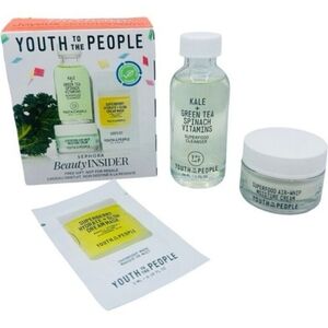 🆕 Youth to the People Travel Set Kale Green Tea Spinach Cleanser Moisturizer